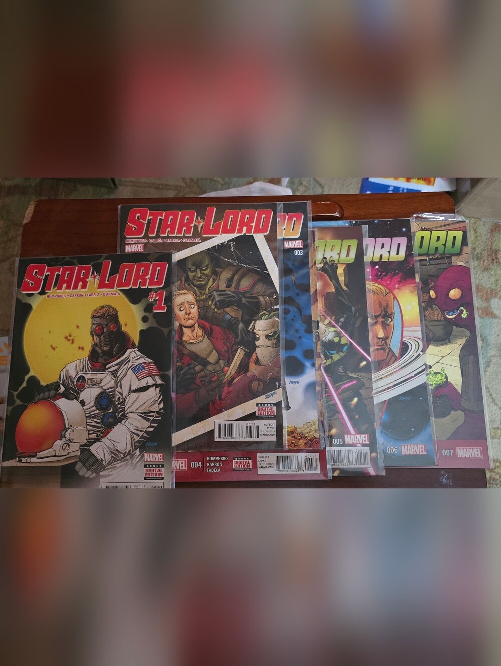 Marvel Star Lord Comic Book Lot Issues 1, 002-007 qty 7 2015 2016 VF - NM